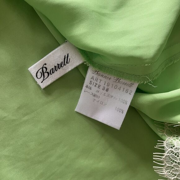 Vintage y2k Japanese Size S Green Slip Dress Negligee Green Tinkerbell Babydoll - Picture 8 of 10